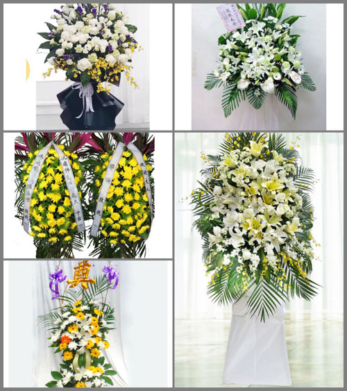 福建福州闽侯县上街镇金屿村白事花篮预定